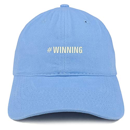 Trendy Apparel Shop Winning Embroidered Unstructured Cotton Dad Hat