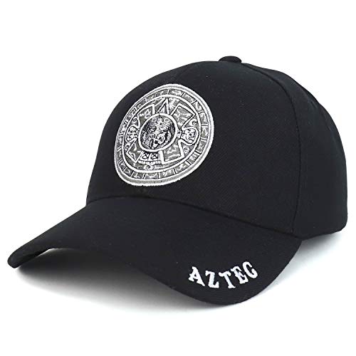 Trendy Apparel Shop Aztec Mayan Doomsday Calendar Embroidered Baseball Cap