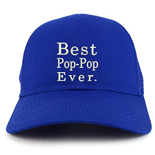 Trendy Apparel Shop Best Pop Pop Ever Structured High Profile Trucker Cap