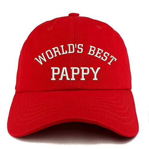 Trendy Apparel Shop World's Best Pappy Solid Adjustable Unstructured Dad Hat