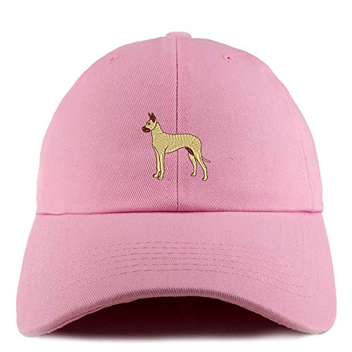 Trendy Apparel Shop Great Dane Dog Embroidered Low Profile Soft Cotton Dad Hat Cap