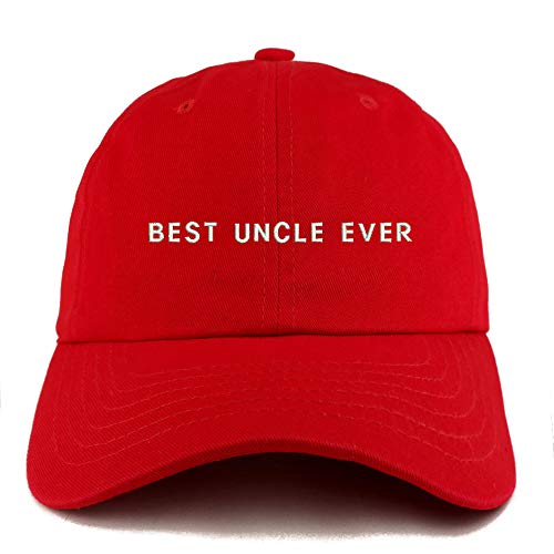 Trendy Apparel Shop Best Uncle Ever Solid Adjustable Unstructured Dad Hat