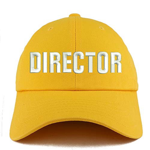 Trendy Apparel Shop Director Embroidered Solid Adjustable Unstructured Dad Hat