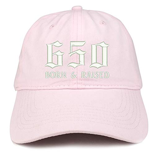 Trendy Apparel Shop 650 Born and Raised San Francisco Embroidered Brushed Cap