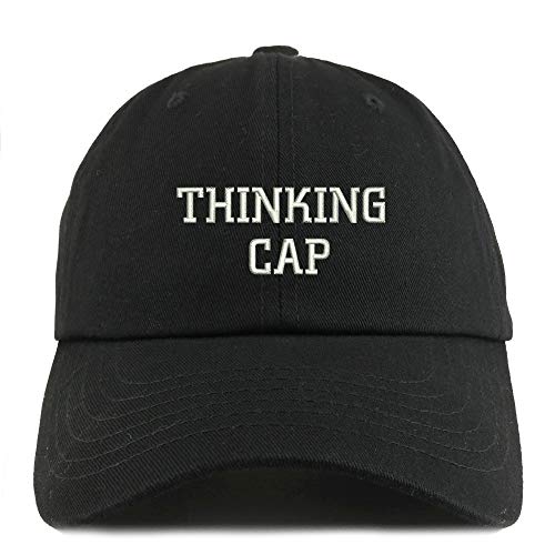 Trendy Apparel Shop Thinking Cap Solid Adjustable Unstructured Dad Hat