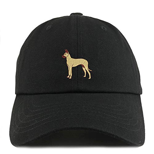 Trendy Apparel Shop Great Dane Dog Embroidered Low Profile Soft Cotton Dad Hat Cap