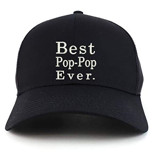 Trendy Apparel Shop Best Pop Pop Ever Structured High Profile Trucker Cap