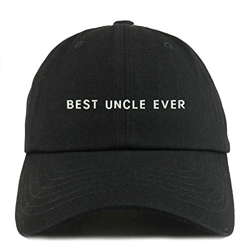 Trendy Apparel Shop Best Uncle Ever Solid Adjustable Unstructured Dad Hat