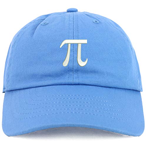 Trendy Apparel Shop Youth Sized Pi Math Symbol Embroidered Adjustable Unstructured Baseball Cap