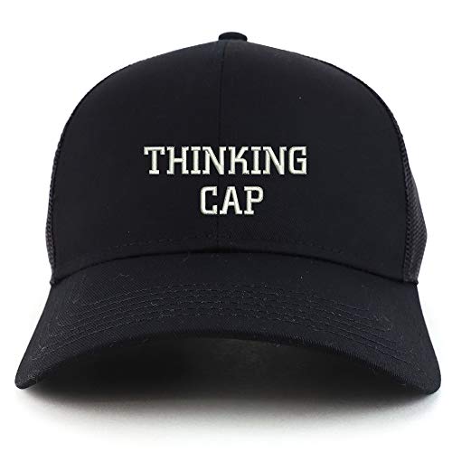 Trendy Apparel Shop Thinking Cap Structured High Profile Trucker Cap