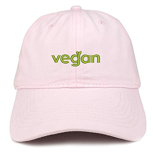 Trendy Apparel Shop Vegan Embroidered Low Profile Brushed Cotton Cap