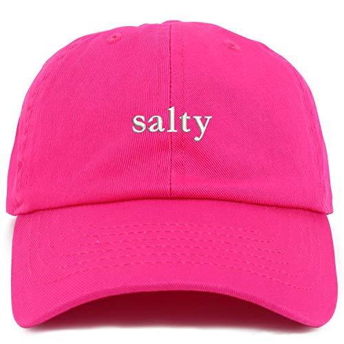 Trendy Apparel Shop Youth Salty Embroidered Adjustable Soft Crown Baseball Cap