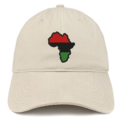 Trendy Apparel Shop Africa Embroidered Soft Crown 100% Brushed Cotton Cap