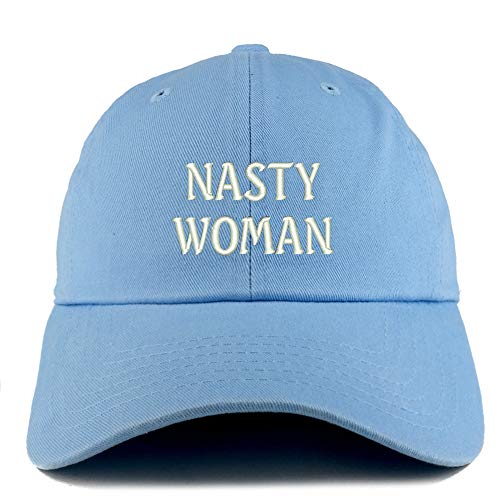 Trendy Apparel Shop Nasty Woman Solid Adjustable Unstructured Dad Hat