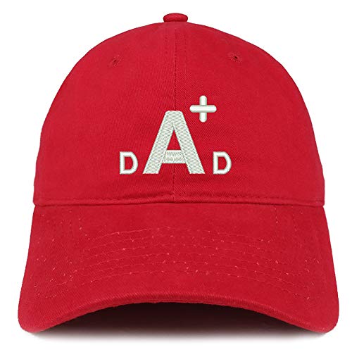 Trendy Apparel Shop A Plus Dad Embroidered Brushed Cotton Cap