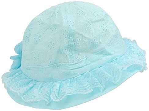 Trendy Apparel Shop Baby Infant Pastel Colors Lace Cotton Bonnet Hat