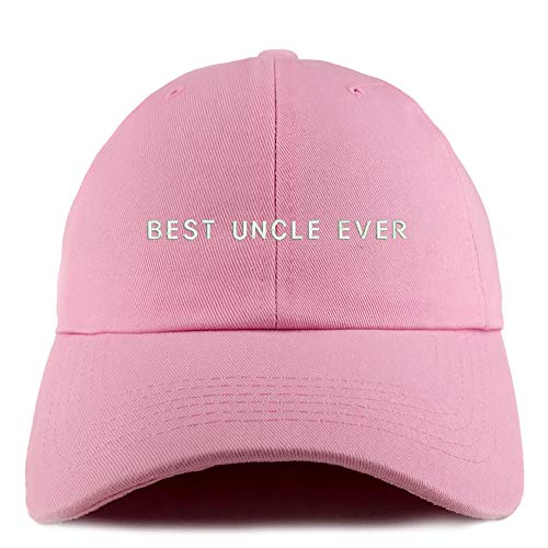 Trendy Apparel Shop Best Uncle Ever Solid Adjustable Unstructured Dad Hat