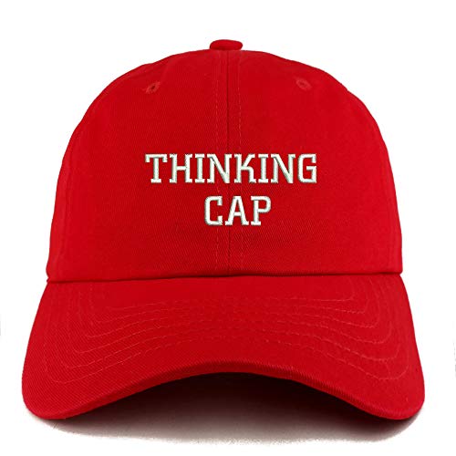 Trendy Apparel Shop Thinking Cap Solid Adjustable Unstructured Dad Hat