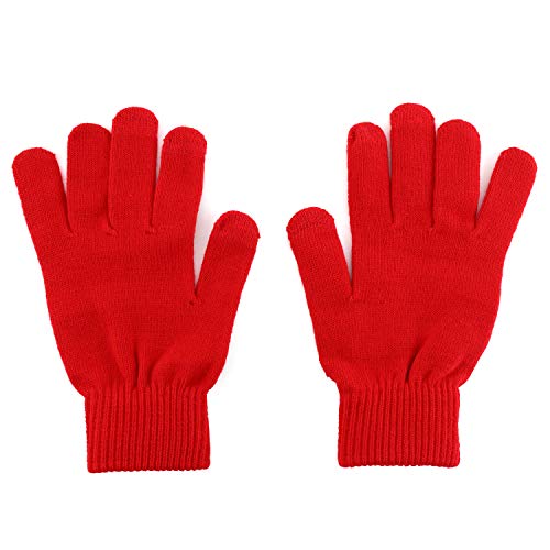 Trendy Apparel Shop Touchscreen Friendly Knit Texting Finger Gloves