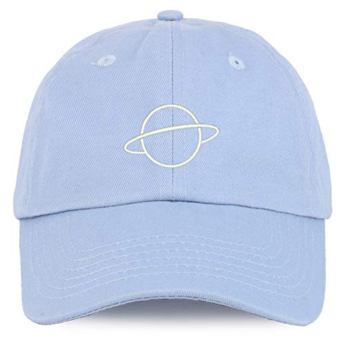 Trendy Apparel Shop Youth Planet Adjustable Unstructured Cotton Baseball Cap