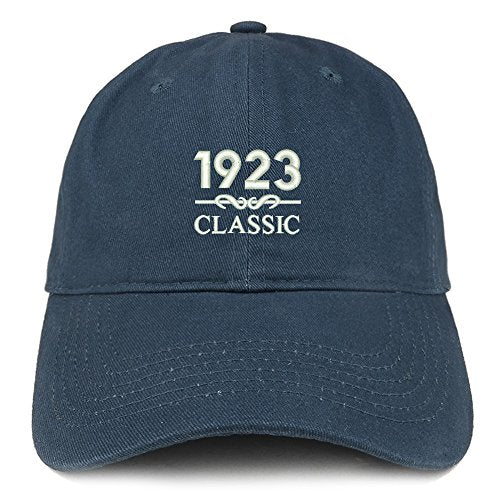 Trendy Apparel Shop Classic 1923 Embroidered Retro Soft Cotton Baseball Cap