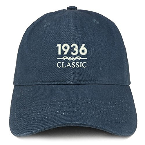 Trendy Apparel Shop Classic 1936 Embroidered Retro Soft Cotton Baseball Cap