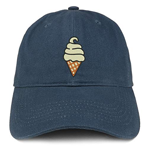 Trendy Apparel Shop Soft Serve Ice Cream Soft Crown 100% Brushed Cotton Cap