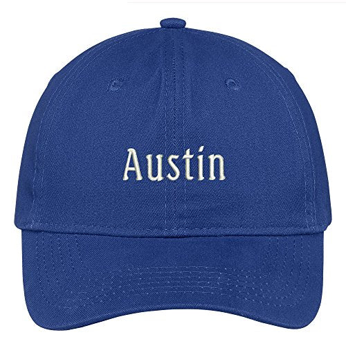 Trendy Apparel Shop Austin City Embroidered Low Profile 100% Cotton Adjustable Cap