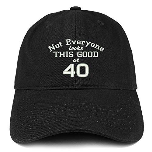 Trendy Apparel Shop 40 Embroidered Soft Crown 100% Brushed Cotton Cap