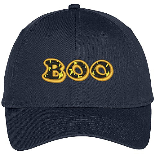 Trendy Apparel Shop Starry Boo Embroidered Halloween Theme Adjustable Baseball Cap