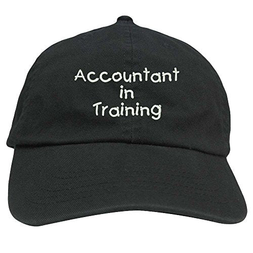 Trendy Apparel Shop Accountant in Training Embroidered Youth Size Cotton Baseball Cap