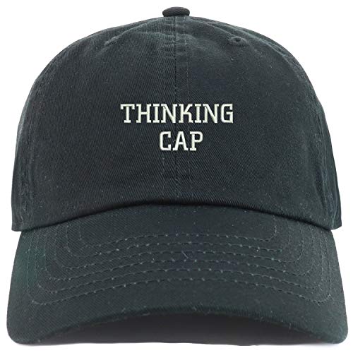 Trendy Apparel Shop Youth Thinking Cap Adjustable Soft Crown Baseball Cap