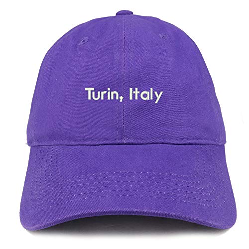 Trendy Apparel Shop Turin Italy Embroidered Cotton Unstructured Dad Hat