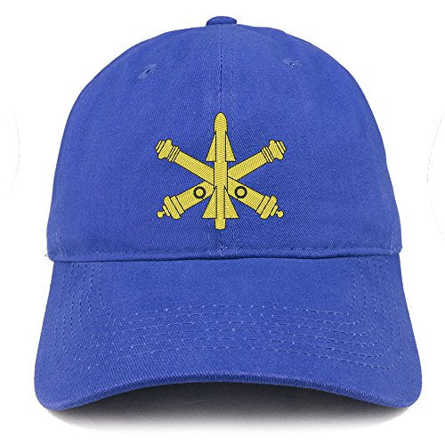 Trendy Apparel Shop Air Defense Logo Embroidered Low Profile Brushed Cotton Cap