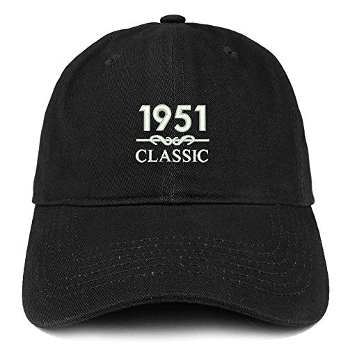 Trendy Apparel Shop Classic 1951 Embroidered Retro Soft Cotton Baseball Cap