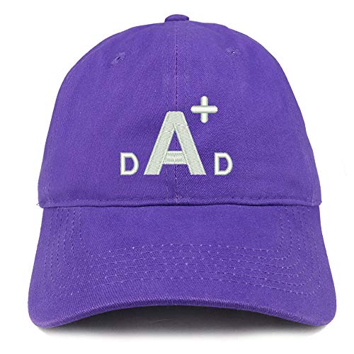 Trendy Apparel Shop A Plus Dad Embroidered Brushed Cotton Cap