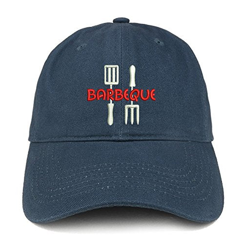 Trendy Apparel Shop Barbeque Embroidered Low Profile Soft Cotton Baseball Cap