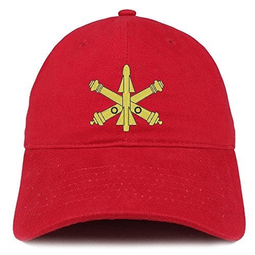 Trendy Apparel Shop Air Defense Logo Embroidered Low Profile Brushed Cotton Cap