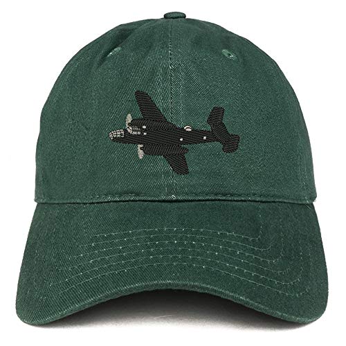 Trendy Apparel Shop Warbirds Plane Embroidered Unstructured Cotton Dad Hat