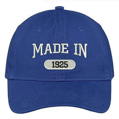 Trendy Apparel Shop 94th Birthday - Made in 1925 Embroidered Low Profile Cotton Baseball Cap