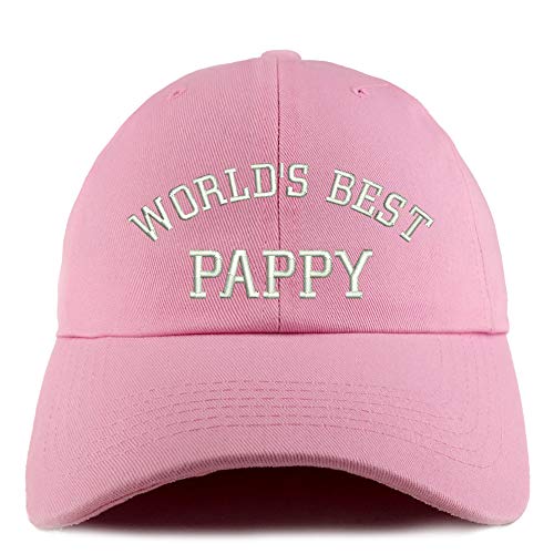 Trendy Apparel Shop World's Best Pappy Solid Adjustable Unstructured Dad Hat