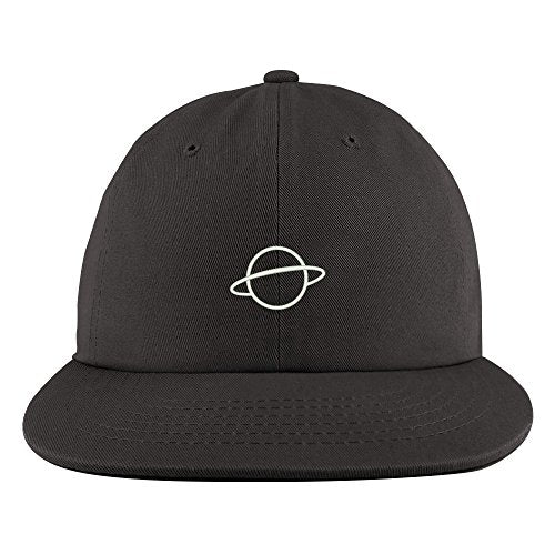 Trendy Apparel Shop Planet Embroidered Unstructured Flatbill Adjustable Cap