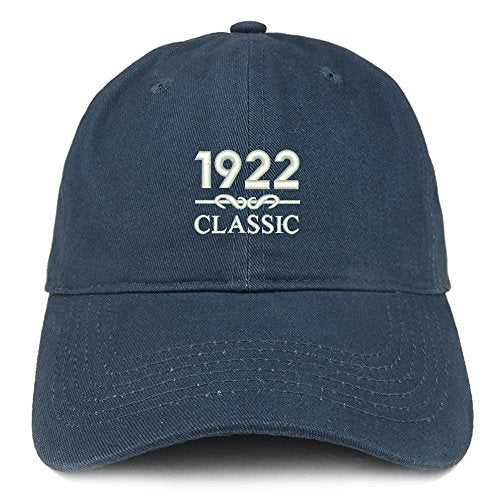 Trendy Apparel Shop Classic 1922 Embroidered Retro Soft Cotton Baseball Cap