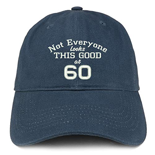 Trendy Apparel Shop 60 Embroidered Soft Crown 100% Brushed Cotton Cap