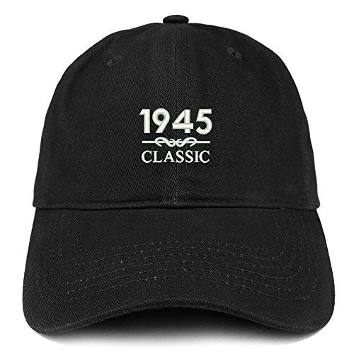 Trendy Apparel Shop Classic 1945 Embroidered Retro Soft Cotton Baseball Cap