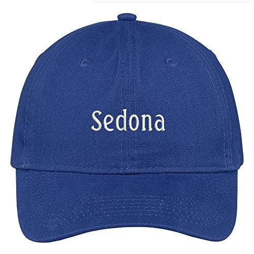 Trendy Apparel Shop Sedona City Embroidered Low Profile 100% Cotton Adjustable Cap