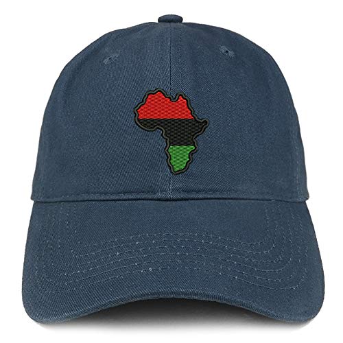 Trendy Apparel Shop Africa Embroidered Soft Crown 100% Brushed Cotton Cap