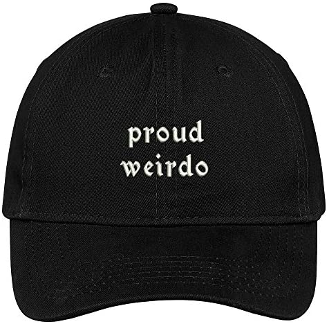 Trendy Apparel Shop Proud Weirdo Embroidered Cap Premium Cotton Dad Hat