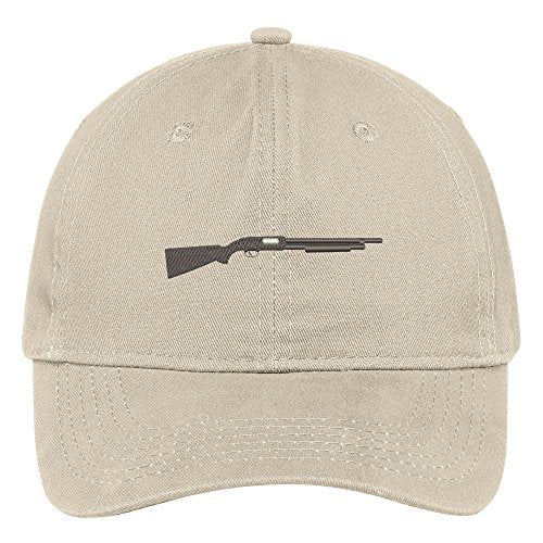 Trendy Apparel Shop Rifle Embroidered Low Profile Soft Cotton Brushed Cap