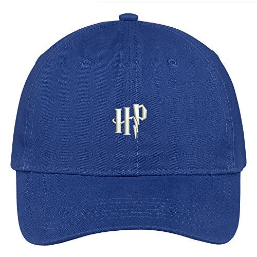 Trendy Apparel Shop Harry HP Embroidered Soft Crown 100% Brushed Cotton Cap